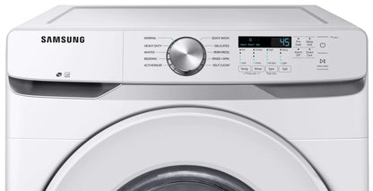 Samsung Washer and Dryer 27" White WF45T6000AW & DVE45T6005W