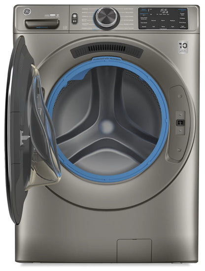 GE Washer 28" Satin Nickel GFW650SPNSN