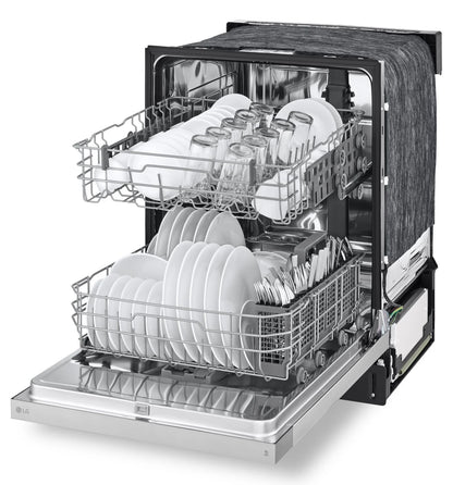 LG Dishwasher 24" Platinum Silver Steel LDFC2423V