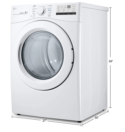 LG Dryer 27" White DLE3400W