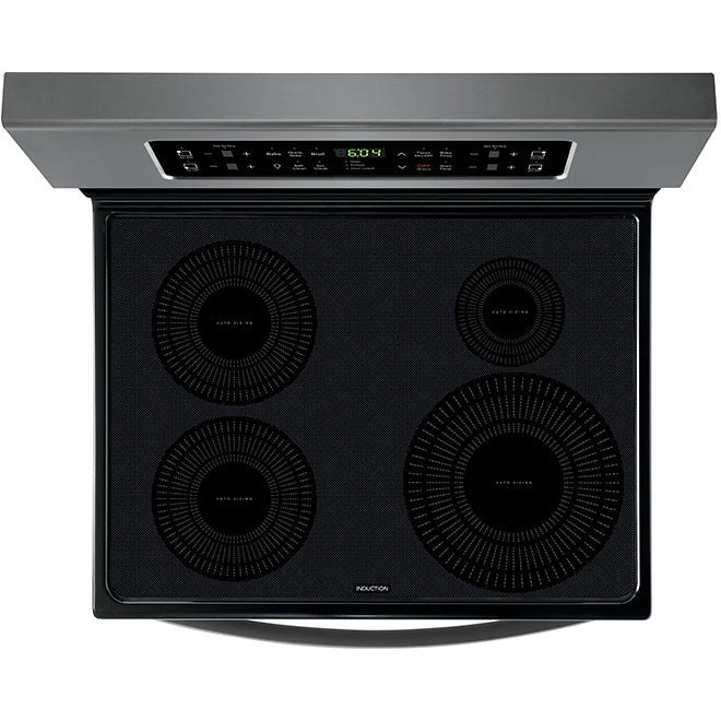 FRIGIDAIRE Ranges 30" Black Stainless Steel CGIF3036TD - Appliance Bazaar