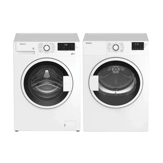 Blomberg Washer and Dryer 24" white WM72200W-DV17600W - Appliance Bazaar