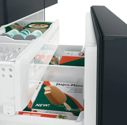 GE Cafe Refrigerator 36" Matte Black CWE23SP3MD1 - Appliance Bazaar