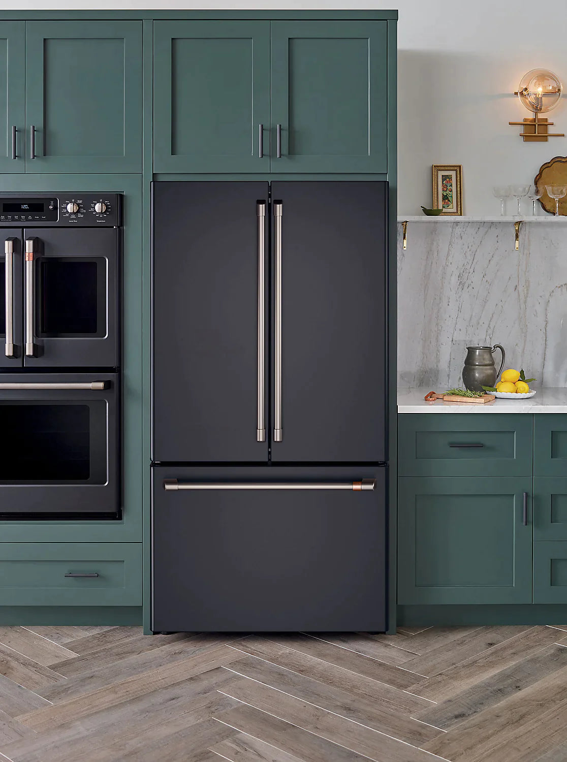 GE Cafe Refrigerator 36" Matte Black CWE23SP3MD1 - Appliance Bazaar