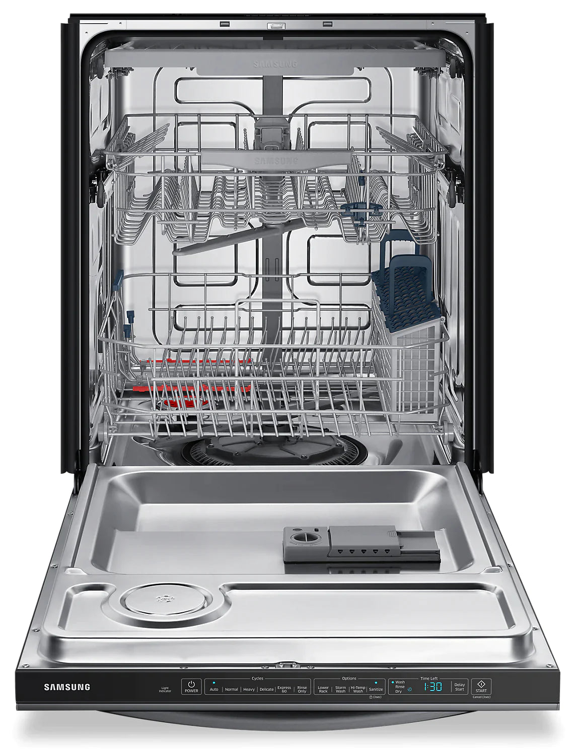 Samsung Dishwashers 24" Black Stainless Steel DW80R5061UG - Appliance Bazaar