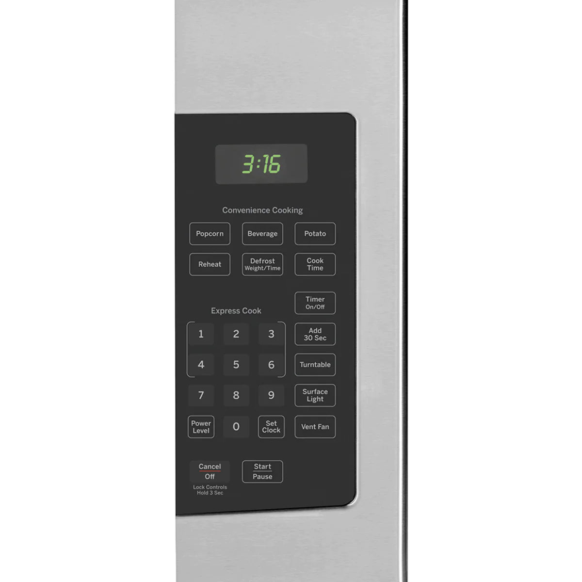 GE Microwaves 30" Stainless Steel JVM1635SFC - Appliance Bazaar