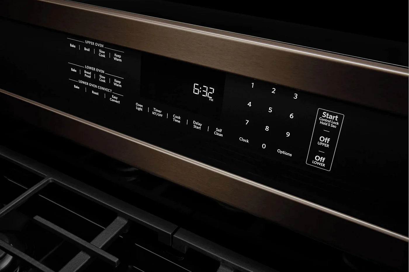 KITCHENAID Ranges 30" Black Stainless Steel KFGD500EBS - Appliance Bazaar