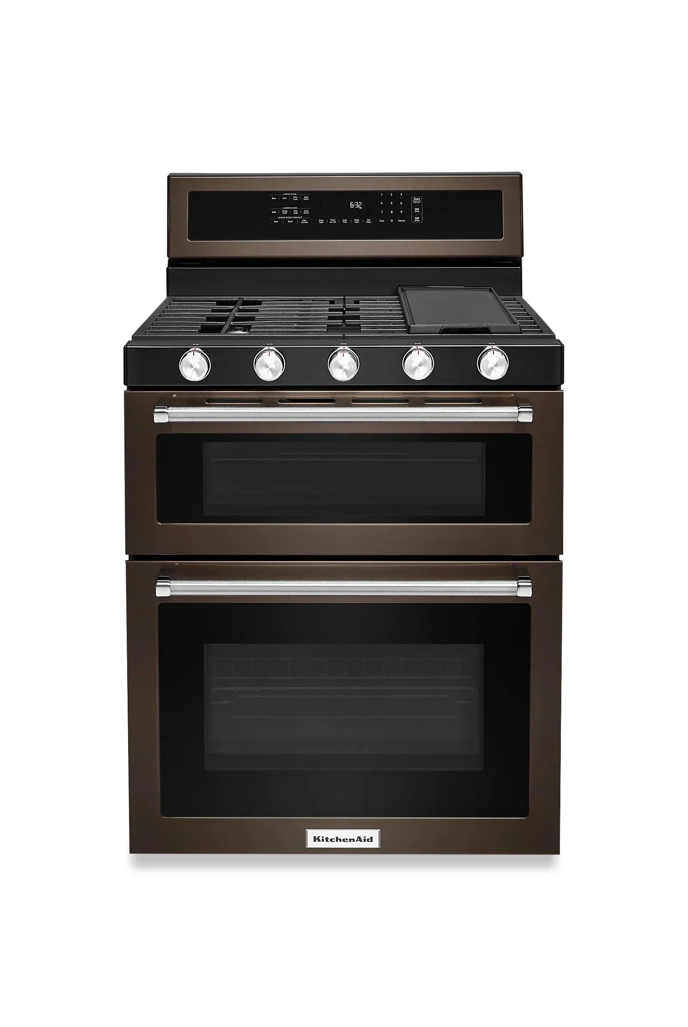 KITCHENAID Ranges 30" Black Stainless Steel KFGD500EBS - Appliance Bazaar