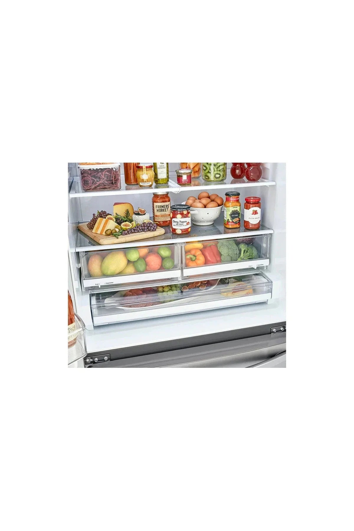 LG Refrigerator 36" Stainless Steel LFCC23596S - Appliance Bazaar
