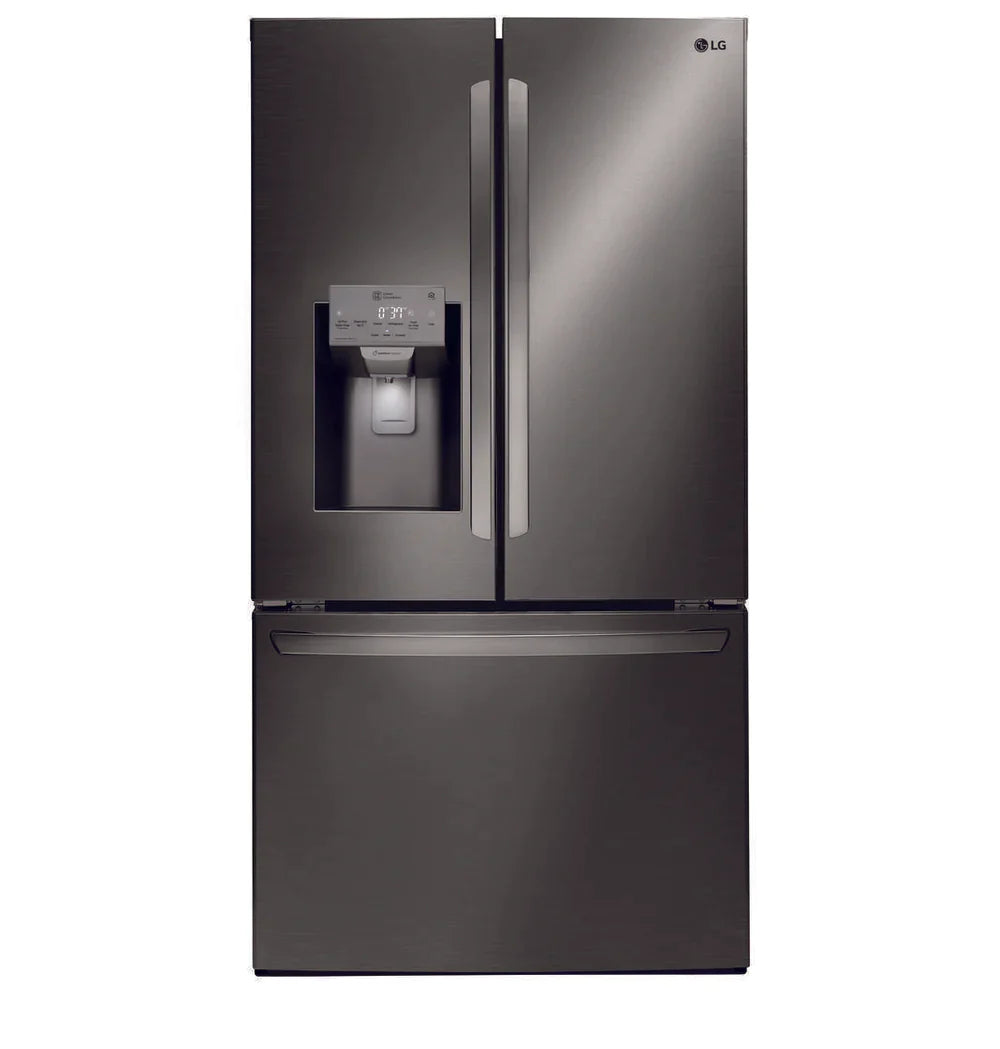 LG Refrigerator 36" Black Stainless Steel LFXS28968D - Appliance Bazaar