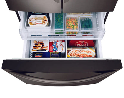 LG Refrigerator 36" Black Stainless Steel LFXS28968D - Appliance Bazaar