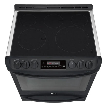 LG Ranges 30" Matte Black Stainless Steel LSE5613BM - Appliance Bazaar
