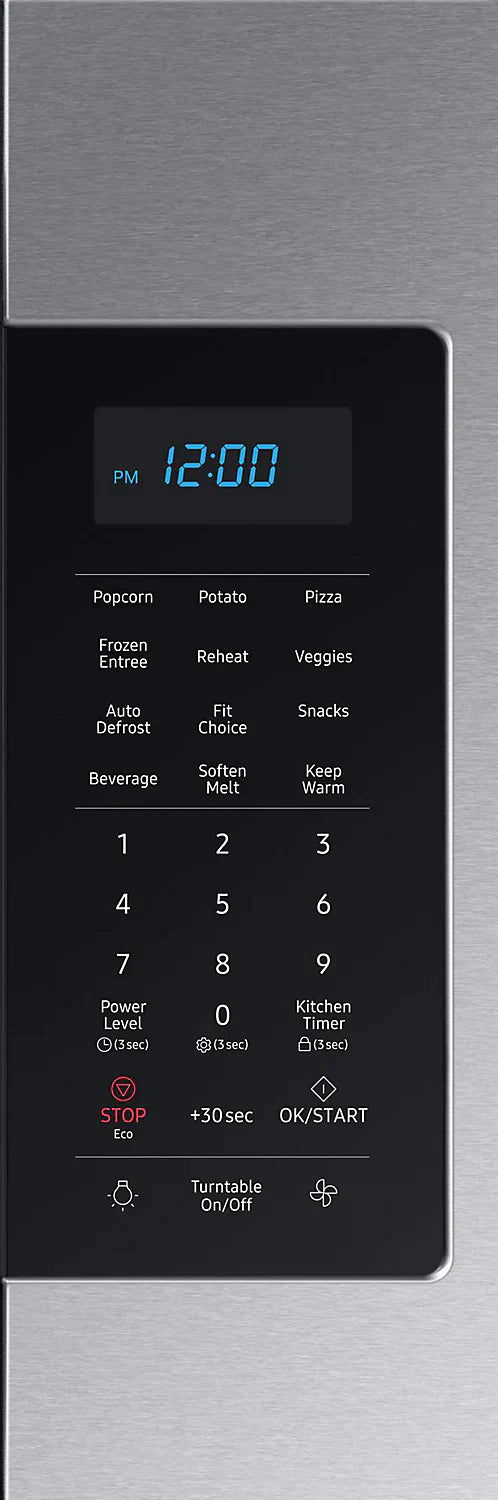 SAMSUNG Microwaves 30" Stainless Steel ME19R7041FS - Appliance Bazaar