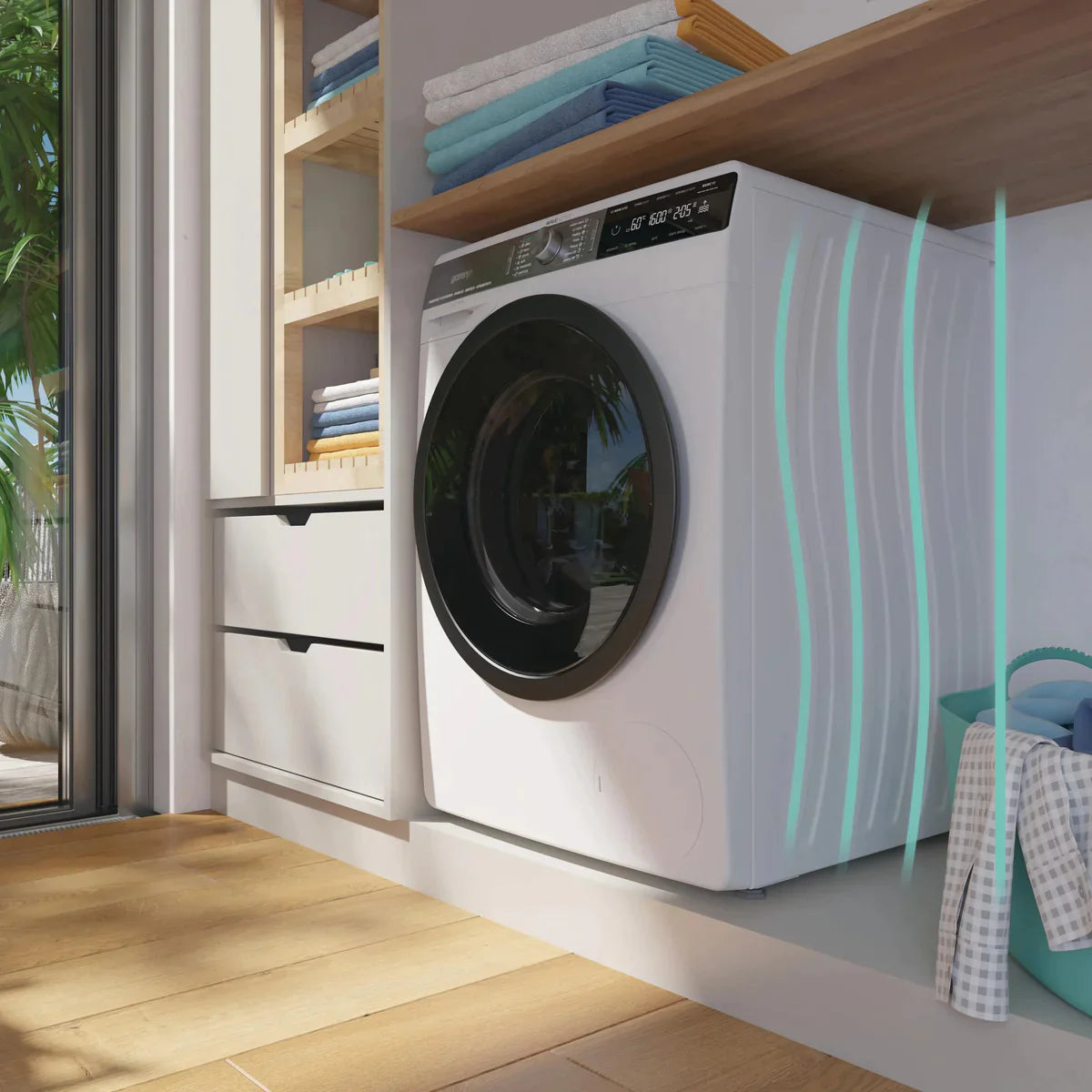 Gorenje Washer 24" White WEI843HP - Appliance Bazaar