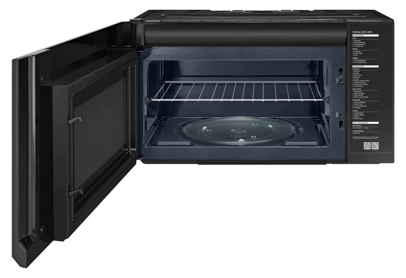 SAMSUNG Microwaves 30" Black Stainless Steel ME21M706BAG - Appliance Bazaar