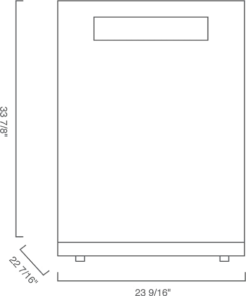 Bloomberg Dishwashers 24" Stainless Steel DWT81800 - Appliance Bazaar