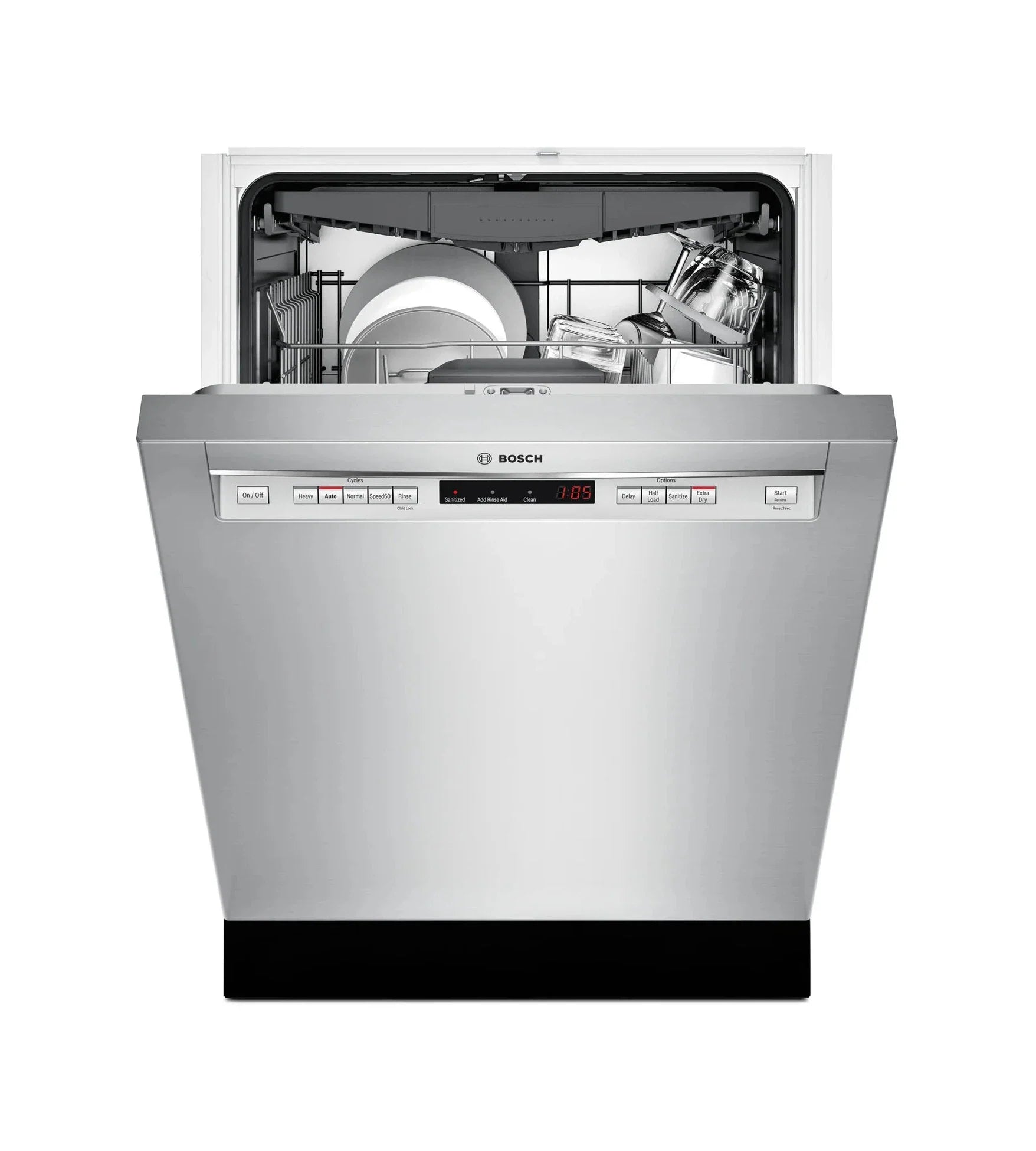 Bosch Dishwashers 24" Stainless Steel SHXM63W55N - Appliance Bazaar