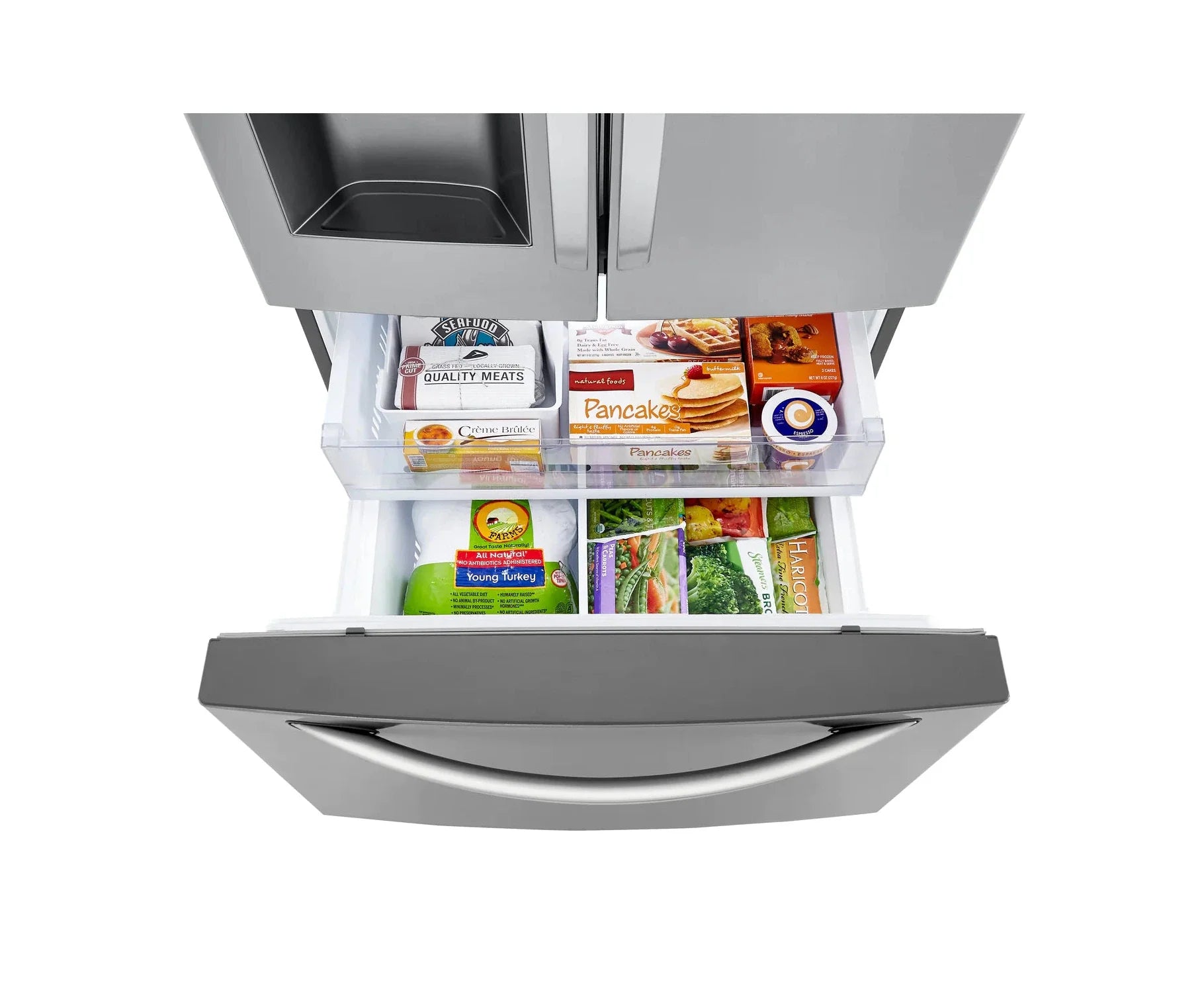 LG Refrigerator 33" Stainless Steel LRFXS2503S - Appliance Bazaar