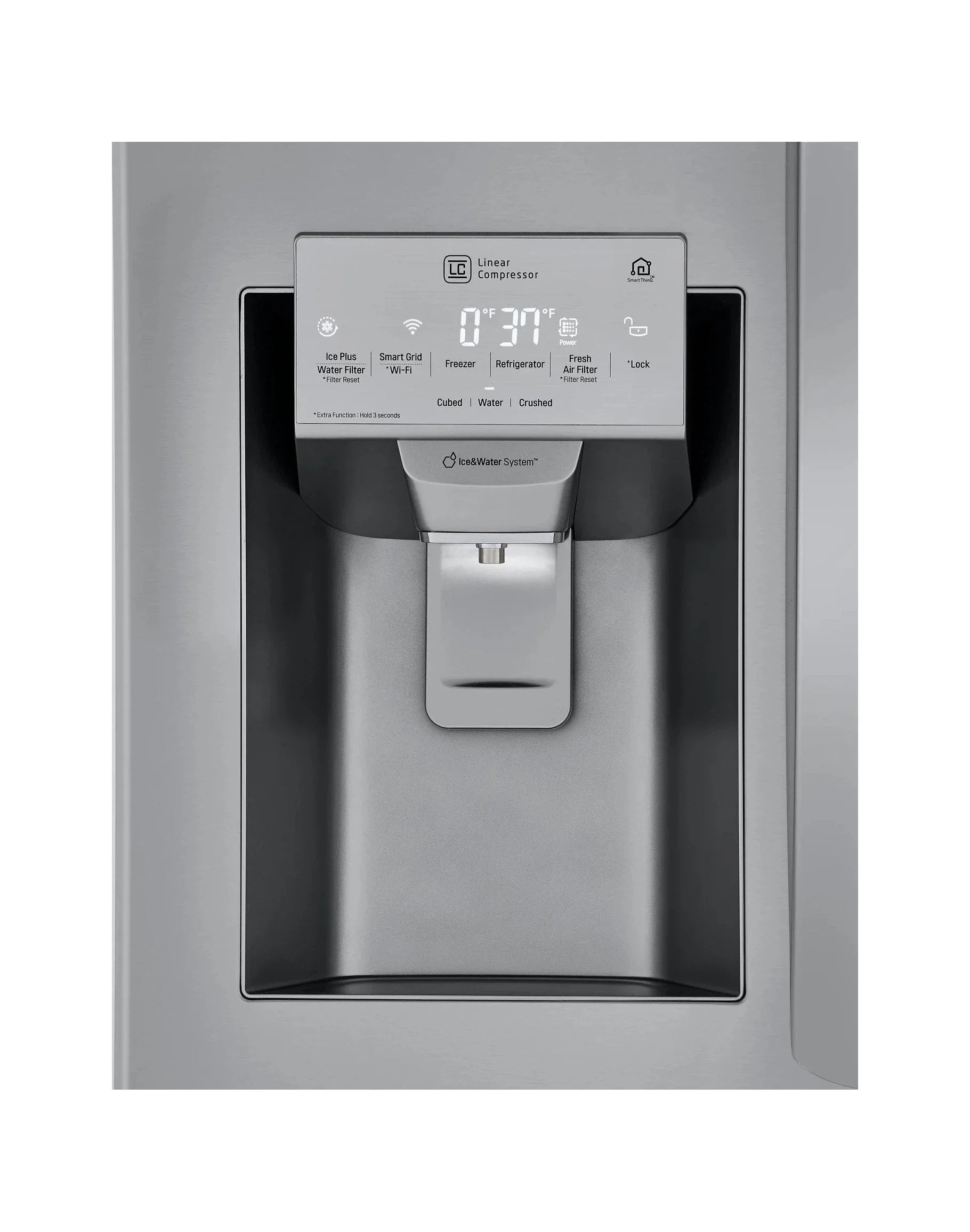 LG Refrigerator 33" Stainless Steel LRFXS2503S - Appliance Bazaar