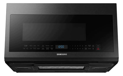 SAMSUNG Microwaves 30" Black Stainless Steel ME21M706BAG - Appliance Bazaar