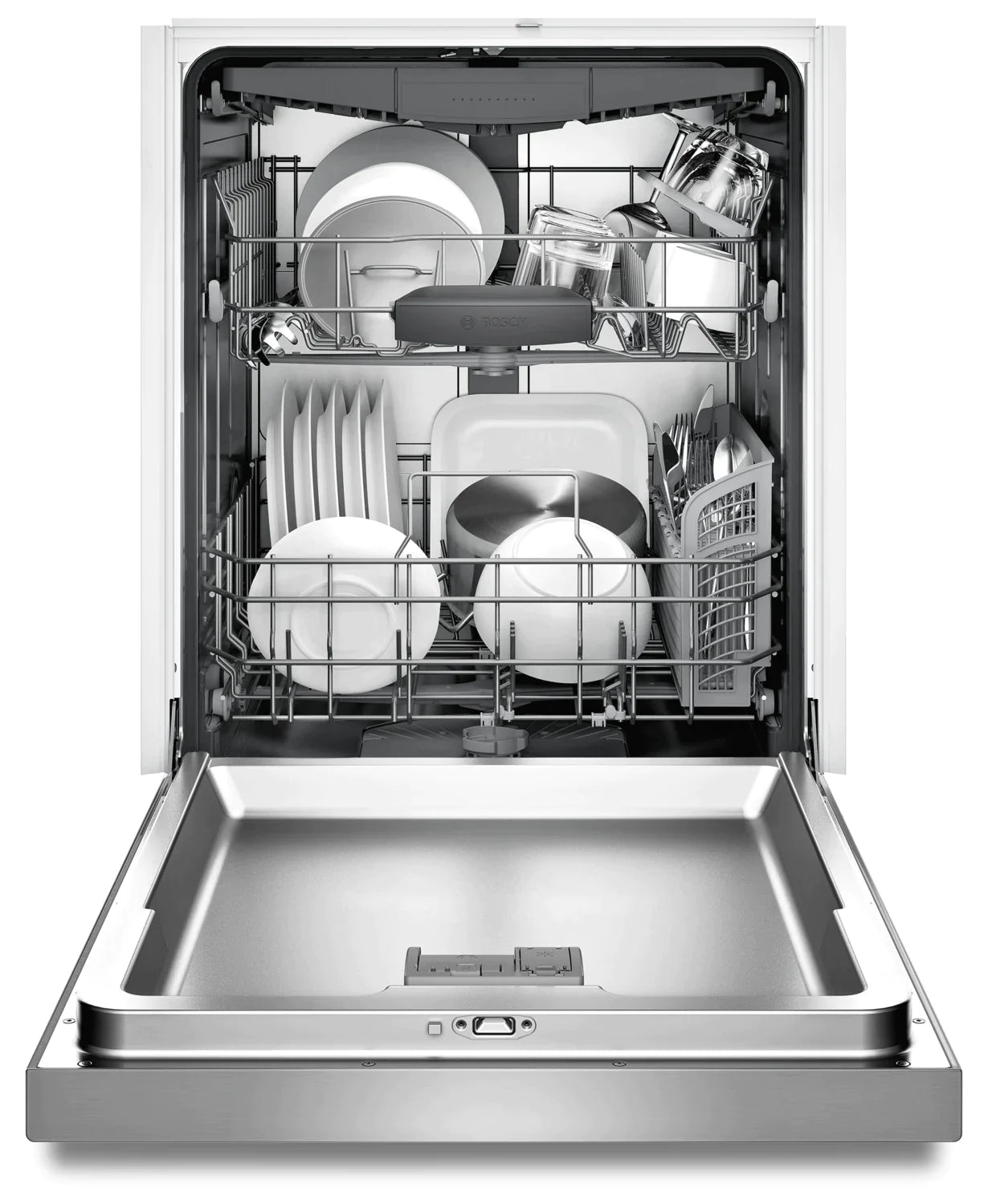 Bosch Dishwashers 24" Stainless Steel SHEM63W55N - Appliance Bazaar