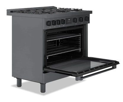 Bosch Ranges 36" Black Stainless Steel HGS8645UC - Appliance Bazaar