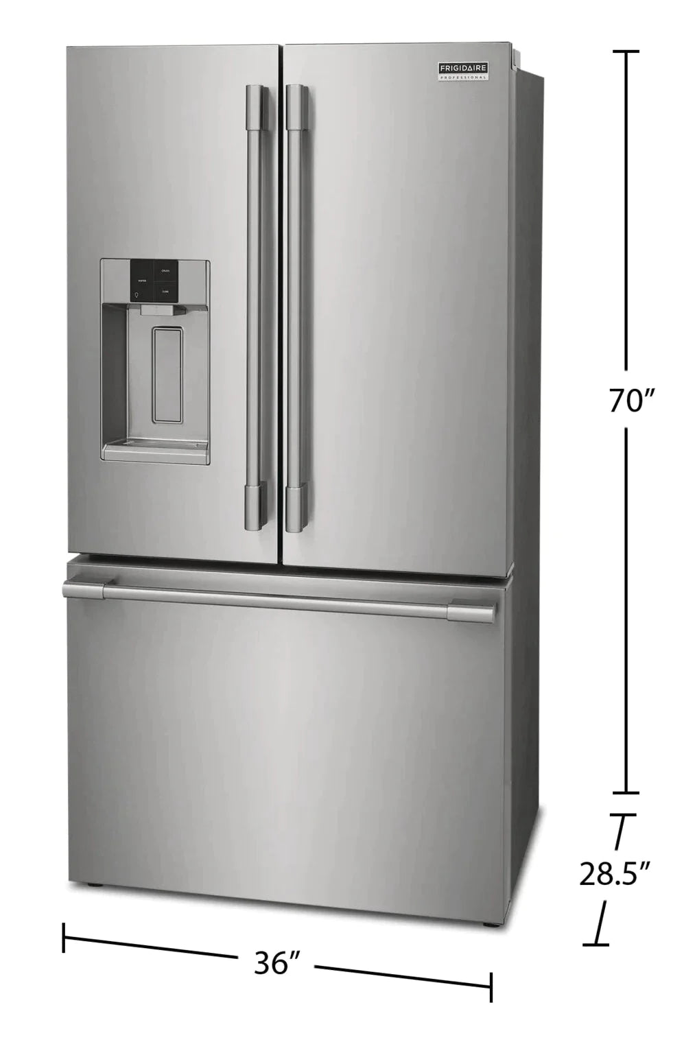 Frigidaire Refrigerator 36" Stainless Steel PRFC2383AF - Appliance Bazaar