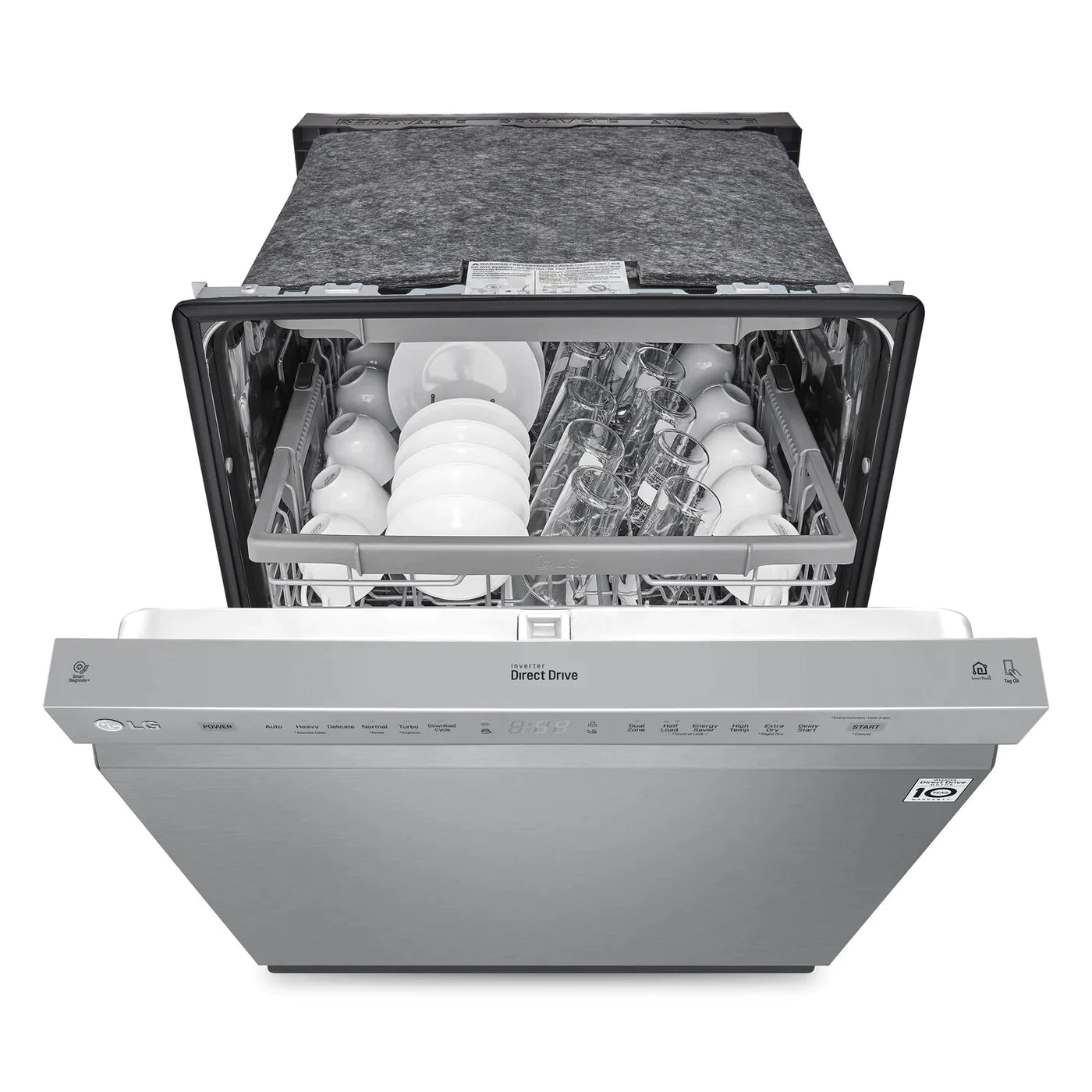 LG Dishwashers 24" Stainless Steel LDFN4542S - Appliance Bazaar