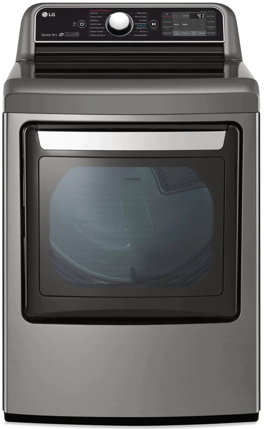 LG Dryers 27" Graphite Stainless Steel DLEX7900VE - Appliance Bazaar