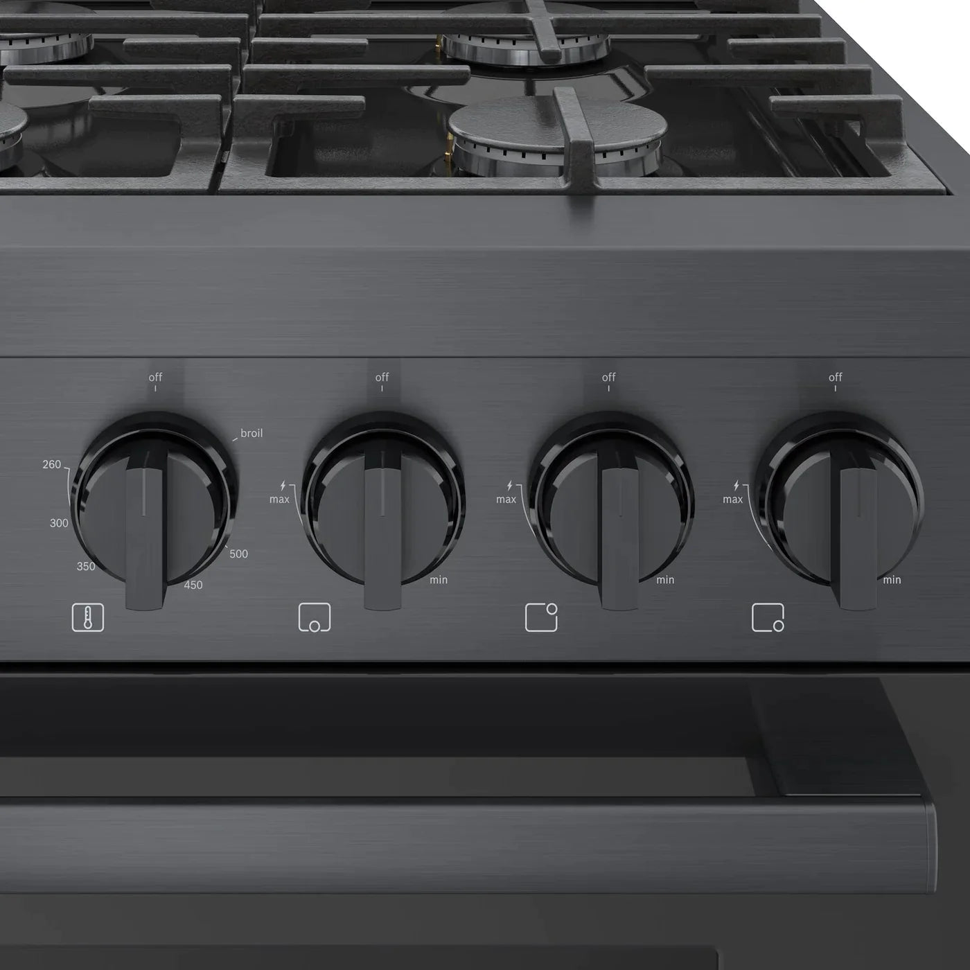Bosch Ranges 36" Black Stainless Steel HGS8645UC - Appliance Bazaar
