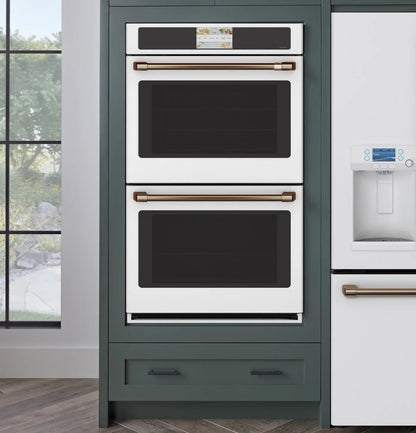 GE Wall Ovens 30" White CTD90DP4NW2 - Appliance Bazaar