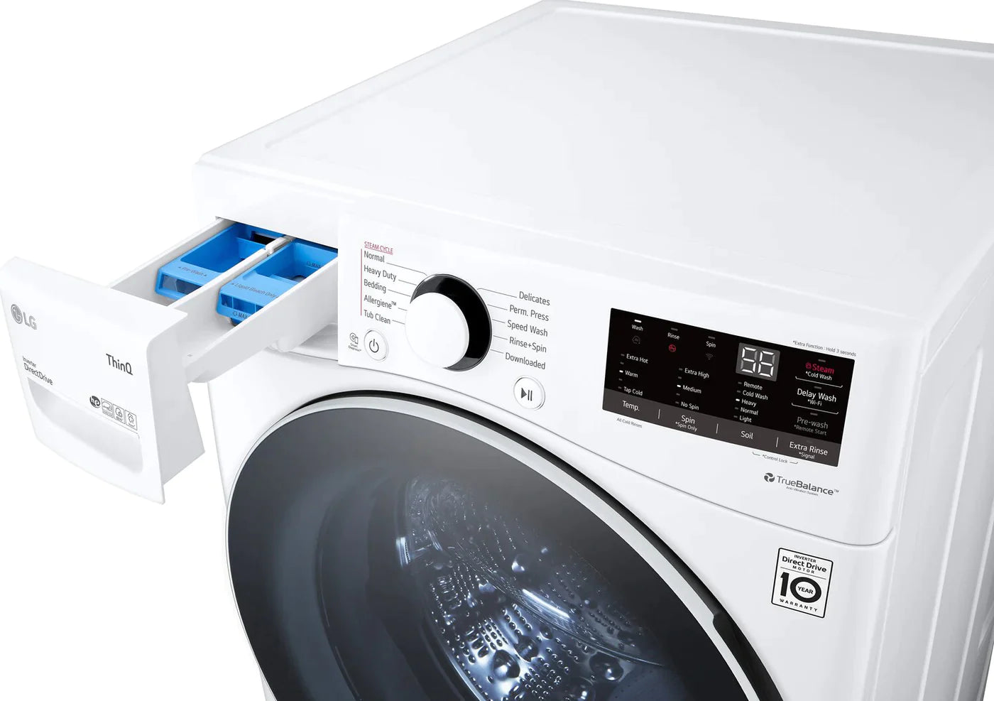 LG Washer and Dryer 27" White WM3600HWA-DLE3600W - Appliance Bazaar