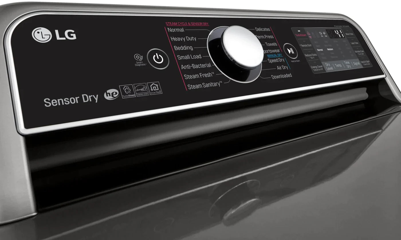 LG Dryers 27" Graphite Stainless Steel DLEX7900VE - Appliance Bazaar
