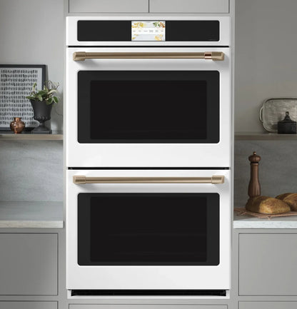 GE Wall Ovens 30" White CTD90DP4NW2 - Appliance Bazaar