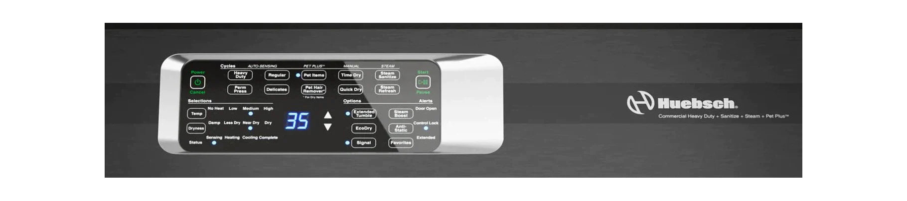 Huebsch Dryers 27" white DR7102WE - Appliance Bazaar