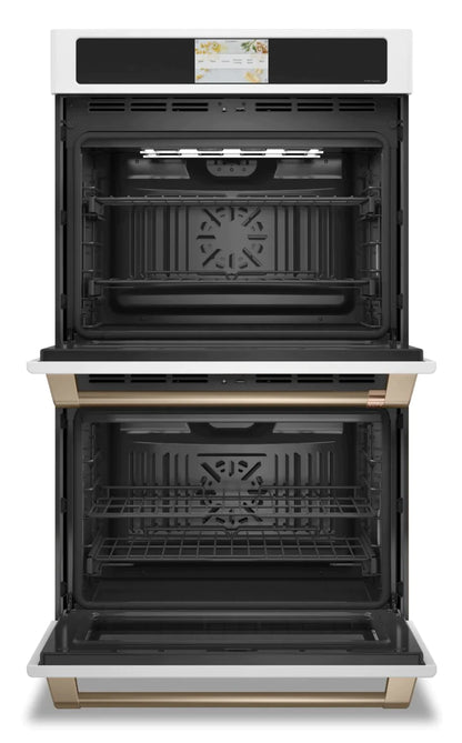 GE Wall Ovens 30" White CTD90DP4NW2 - Appliance Bazaar
