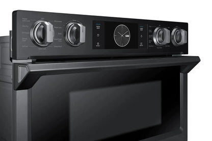 SAMSUNG Wall Ovens 30" Black Stainless Steel NQ70M7770DG - Appliance Bazaar