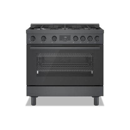 Bosch Ranges 36" Black Stainless Steel HGS8645UC - Appliance Bazaar