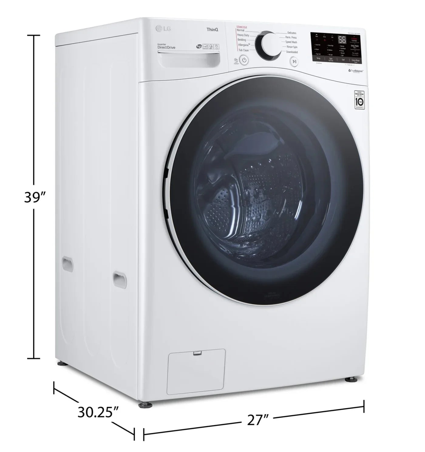 LG Washer 27" White WM3600HWA - Appliance Bazaar
