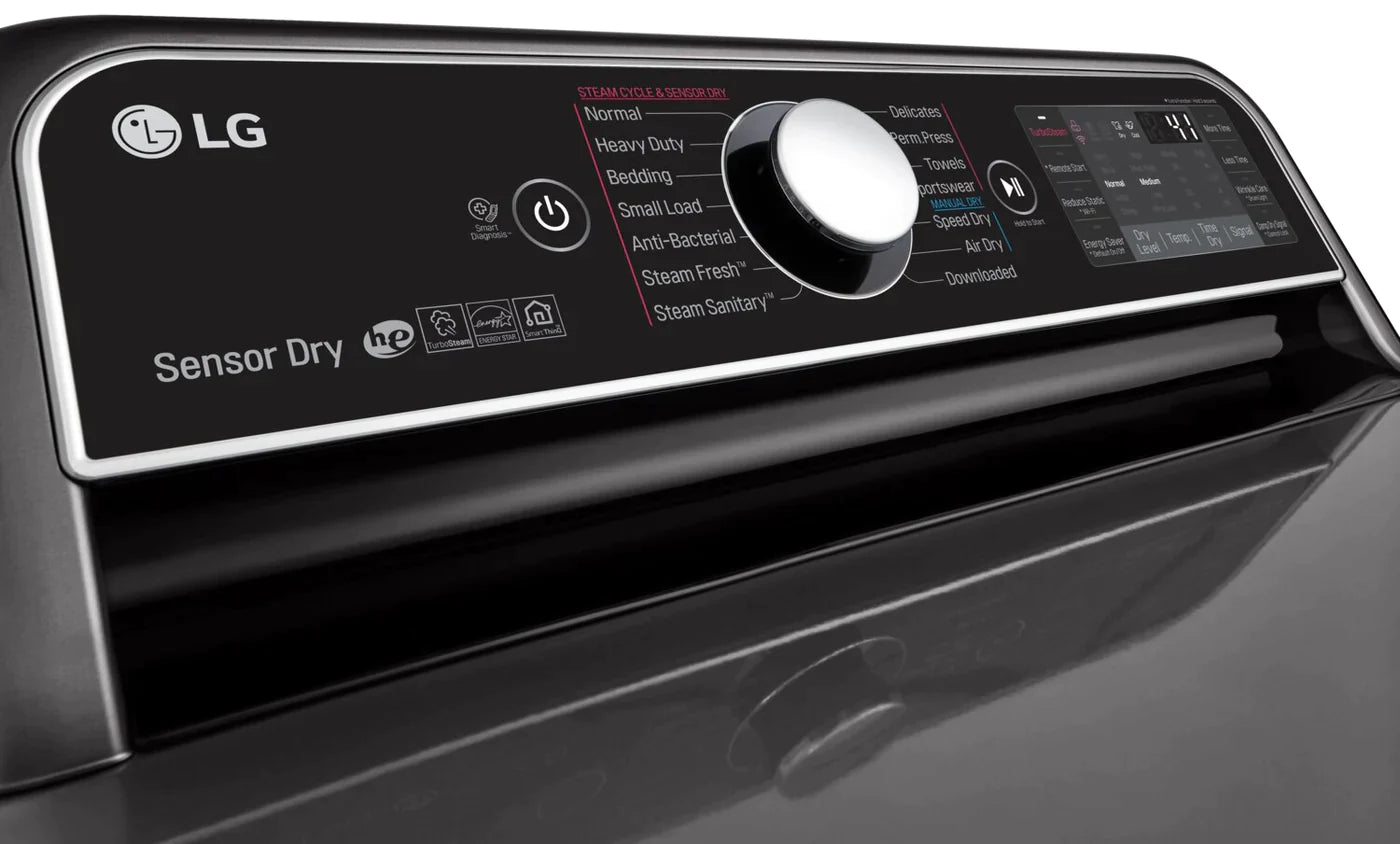 LG Dryers 27" Black Stainless Steel DLEX7900BE - Appliance Bazaar