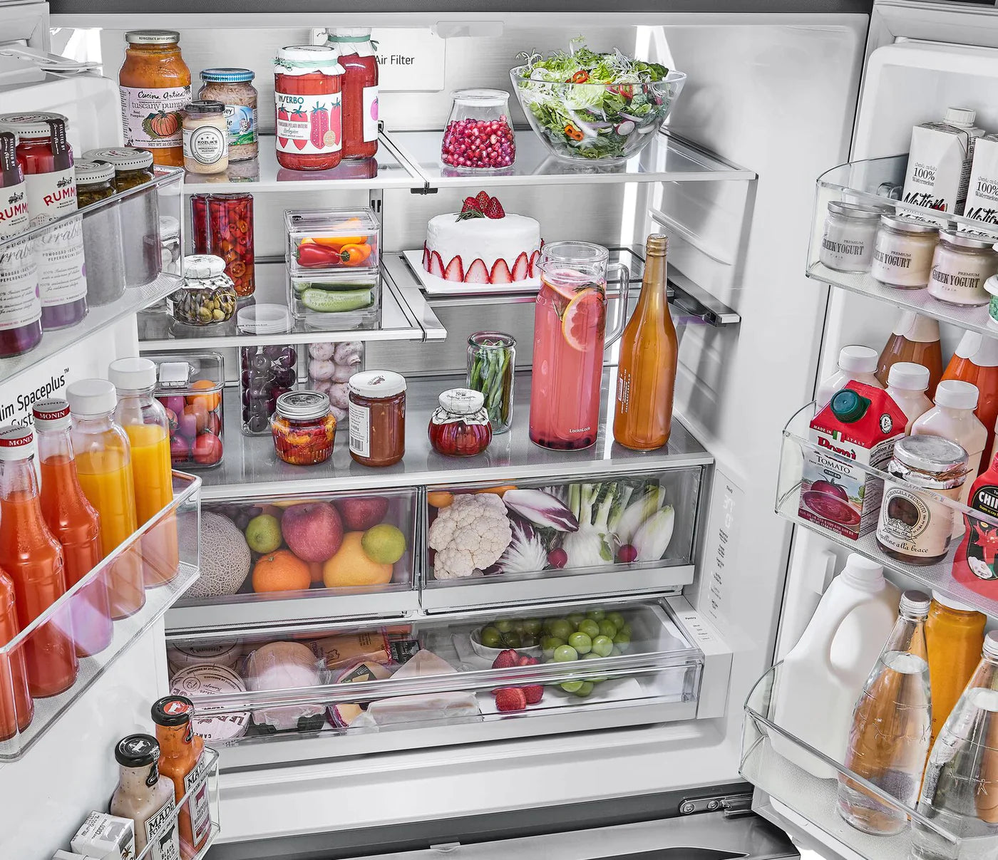 LG Refrigerator 36" Stainless Steel LRYXC2606S - Appliance Bazaar